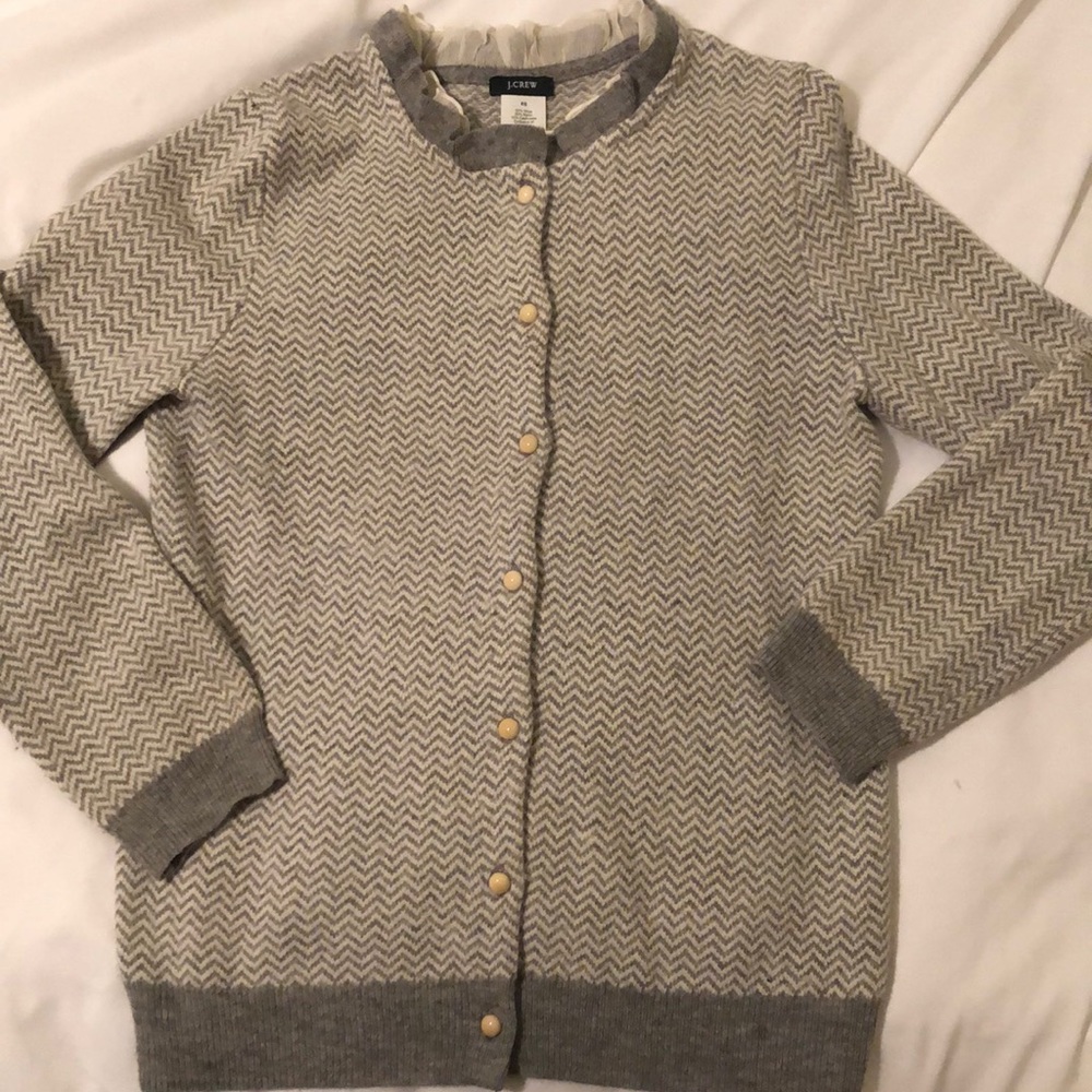 J. Crew Ruffle Cardigan - Picture 5 of 8